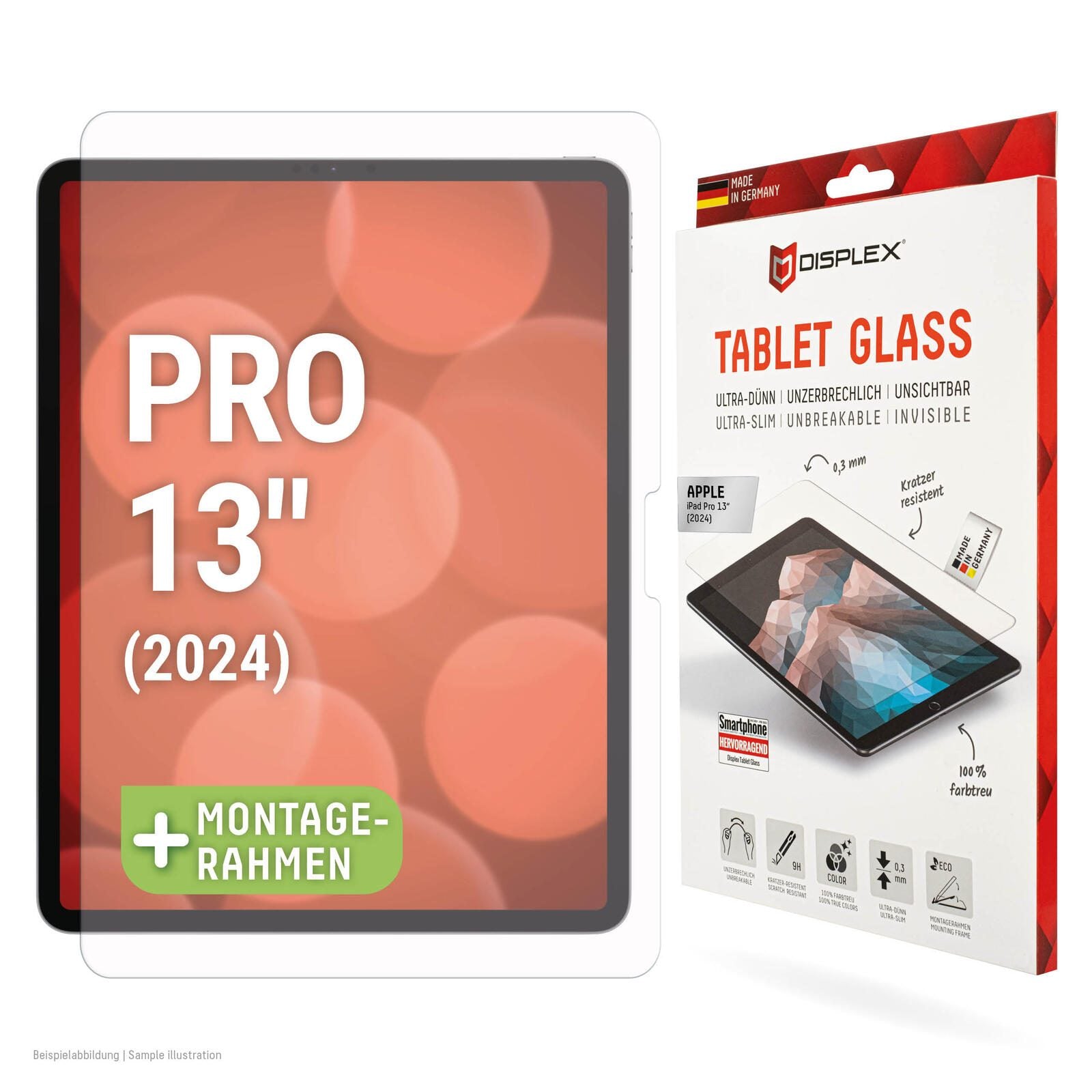 DISPLEX Tablet Glass für Apple iPad Pro 13' (2024) DISPLEX Tablet Glass für Apple iPad Pro 13' (2024)